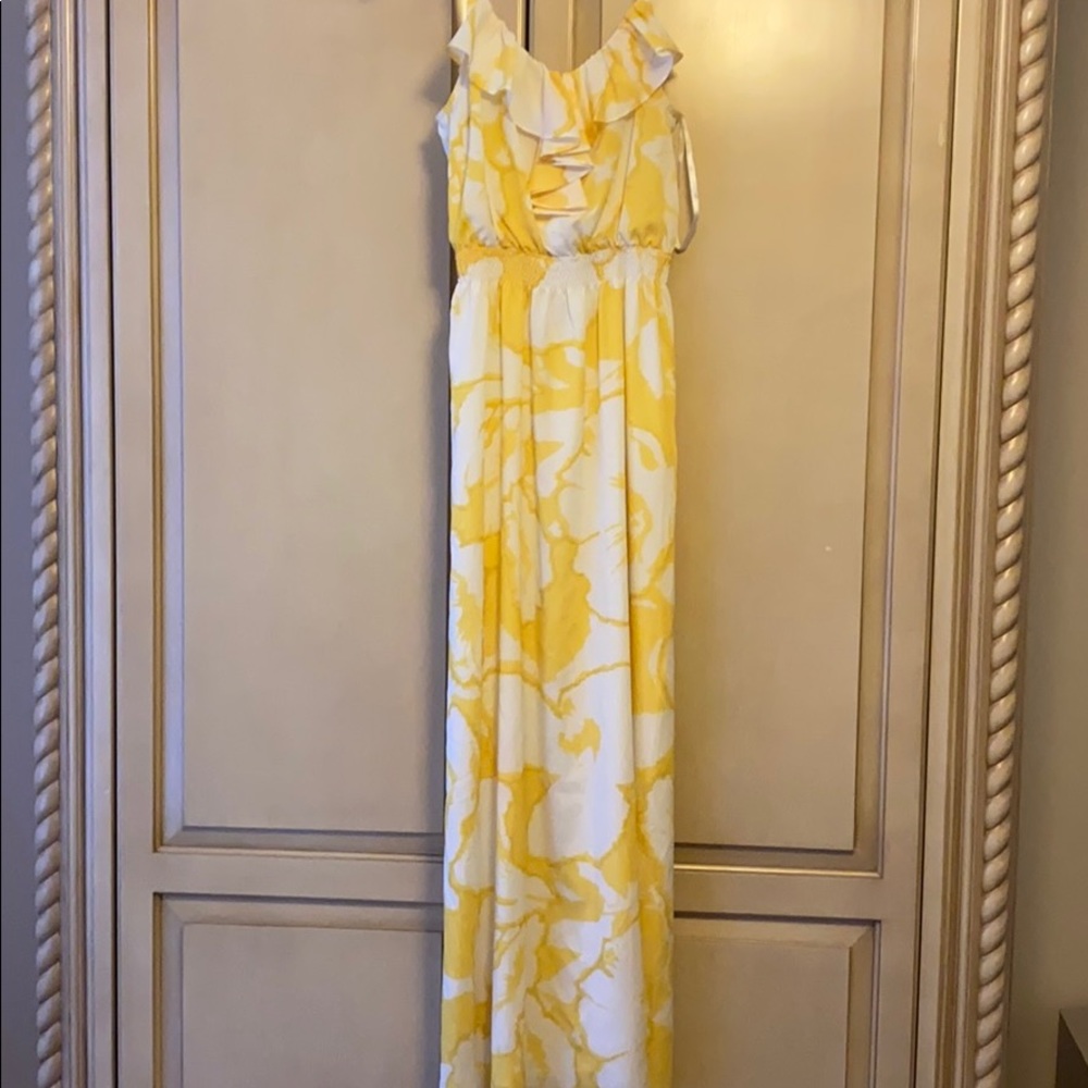 Loft maxi dress worn once size 0